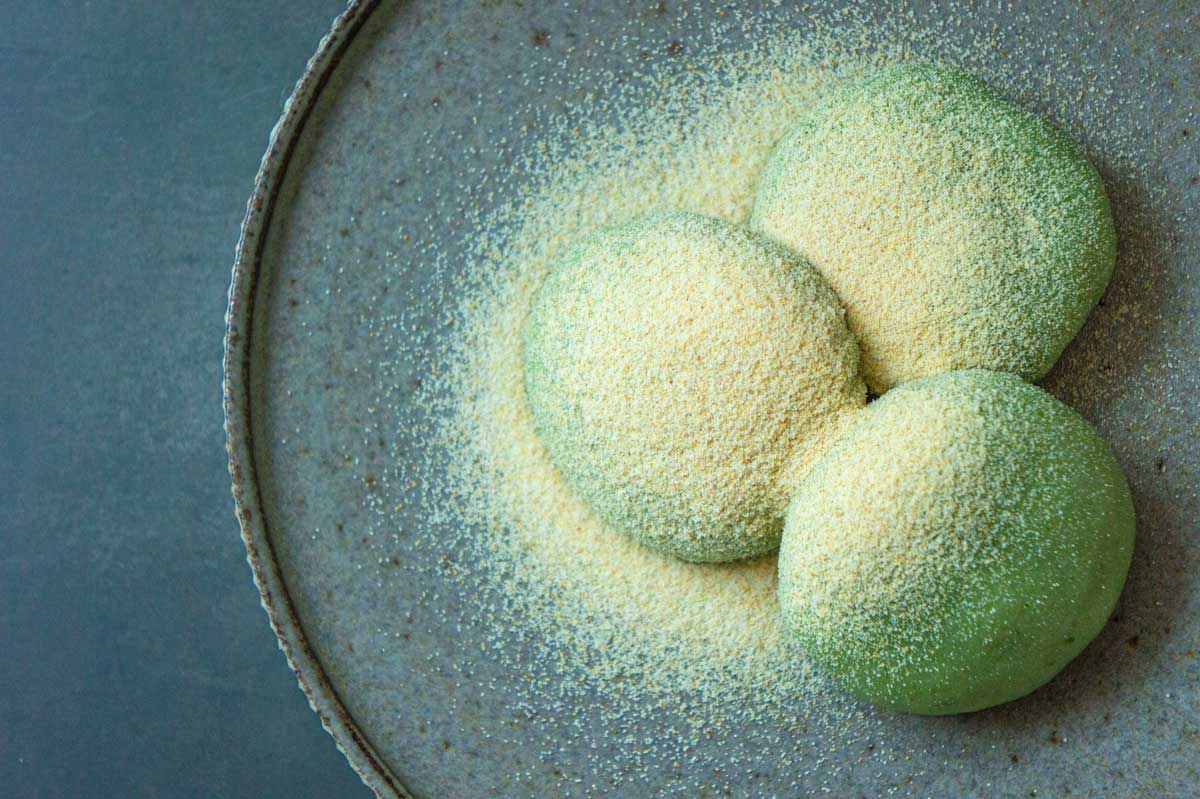 草餅きなこ付き